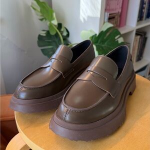 Camper Walden Brown Leather Loafers - Women’s Size 7